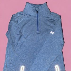 UNDER ARMOUR Semi Fitted Women’s Pull-Over Running Reflective Jacket Size- Med